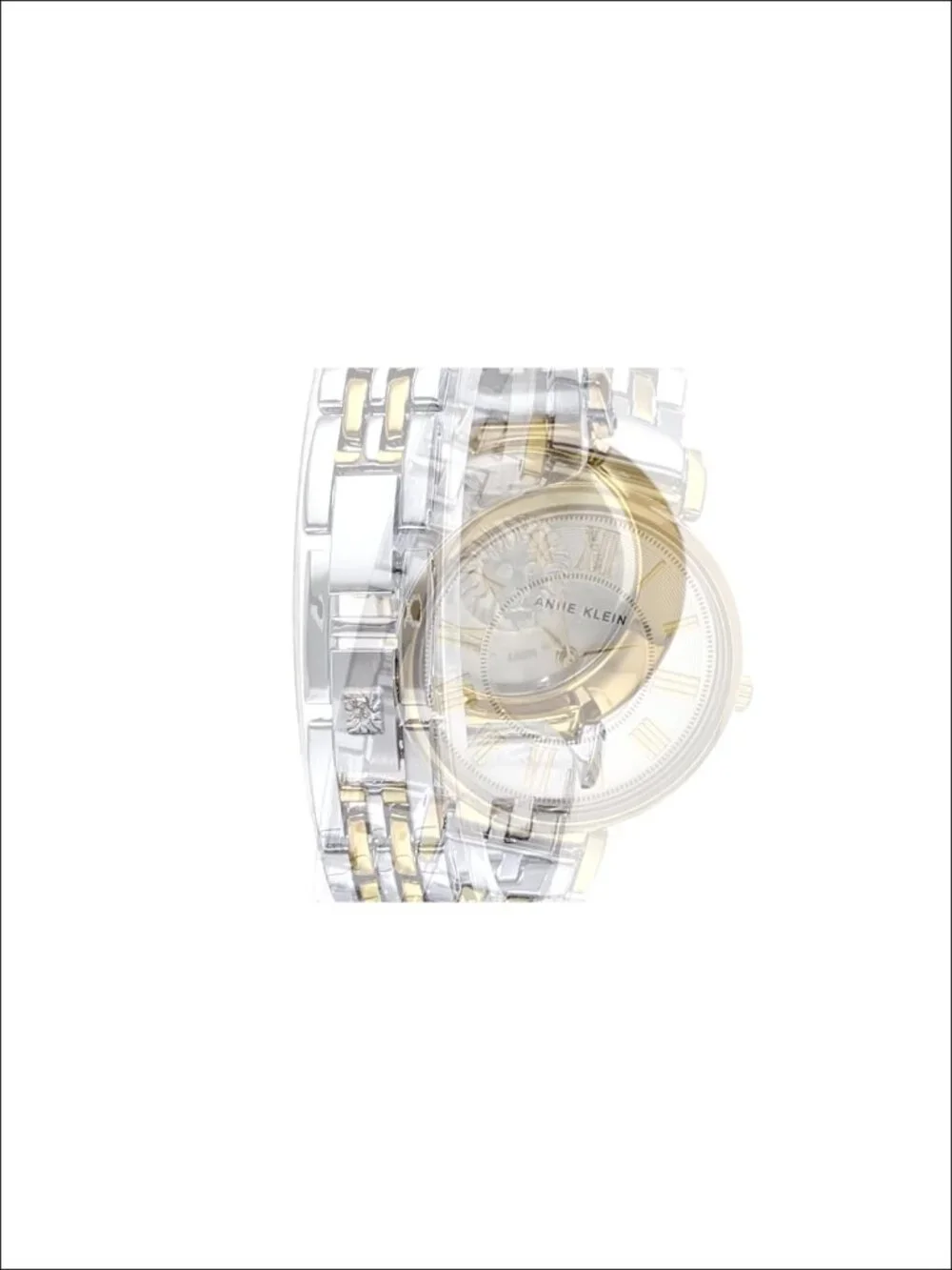 Anne Klein Stainless Steel Bracelet Watch with Mineral Crystal Lens, Japanese